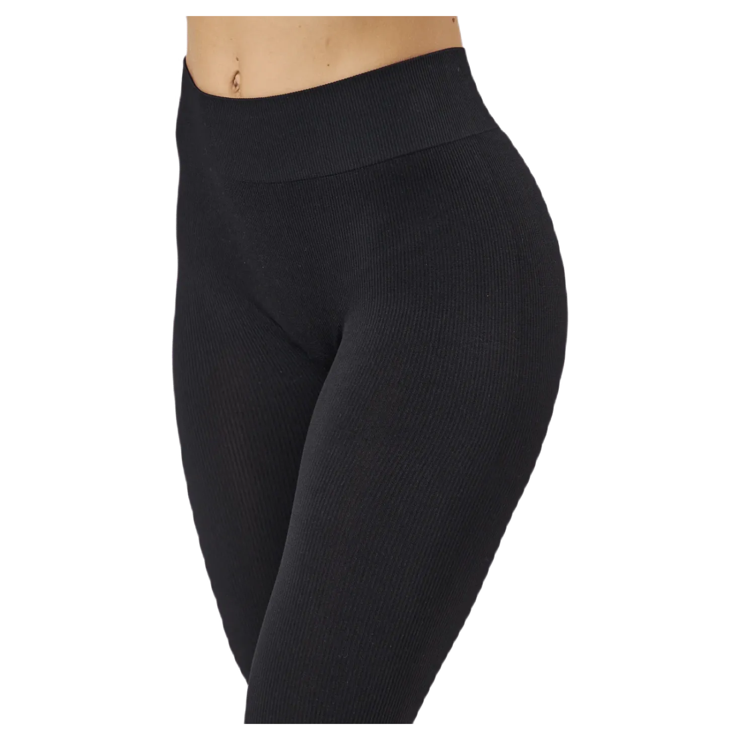Pcsymmi Rib Leggings Bc Black