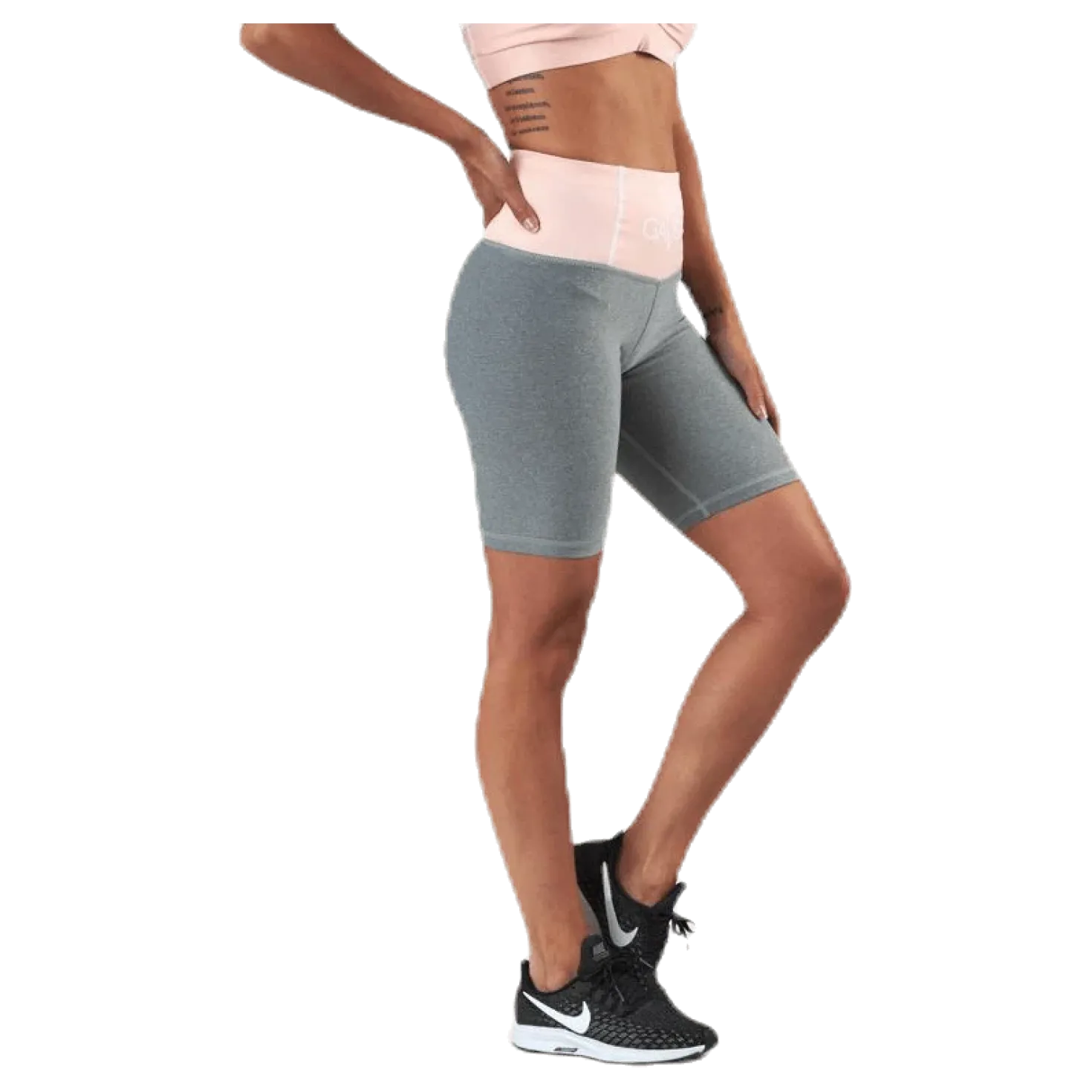Peach Swirl Bicycle Pant Orange