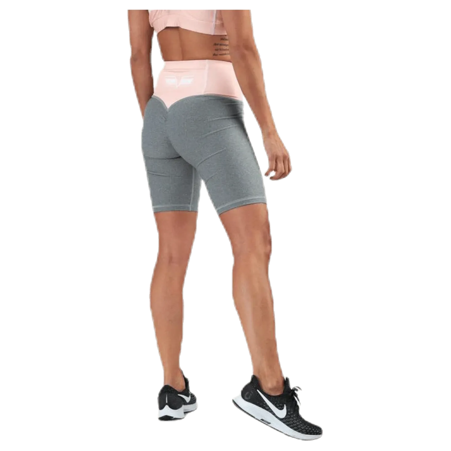 Peach Swirl Bicycle Pant Orange