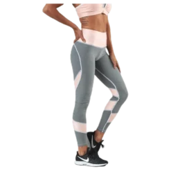 Peach Swirl Leggings Grey