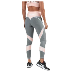 Peach Swirl Leggings Grey