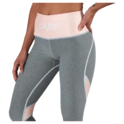 Peach Swirl Leggings Grey