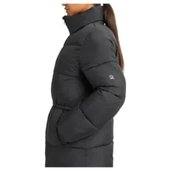 Pebble Drawstring Coat Black