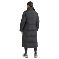 Pebble Drawstring Coat Black