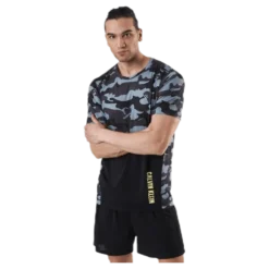 Perfect Workout SS Tee Patterned/Black