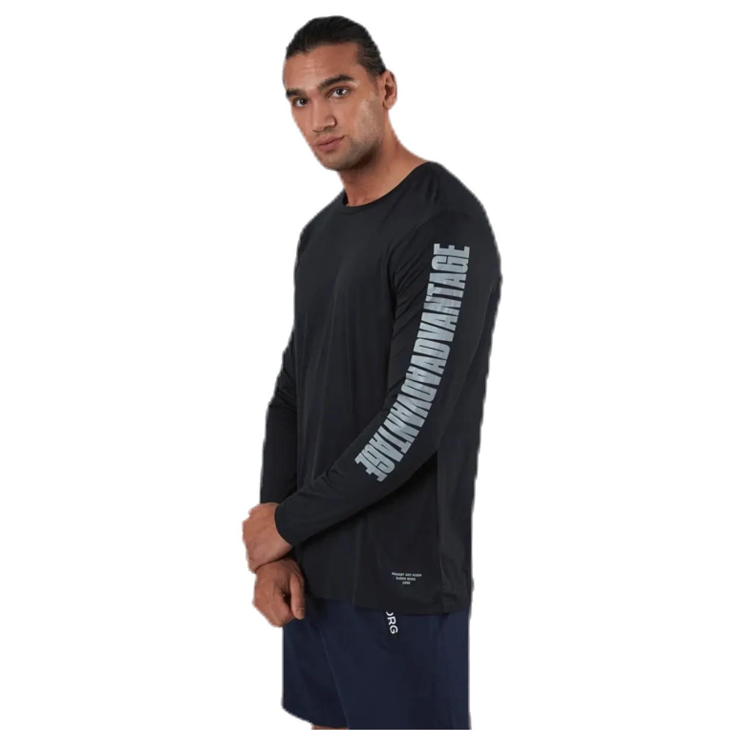 Perf Night LS Tee Black