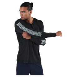 Perf Night LS Tee Black