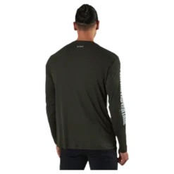 Perf Night LS Tee Green