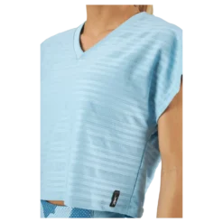 Perforated T-Shirt Blue Pearl