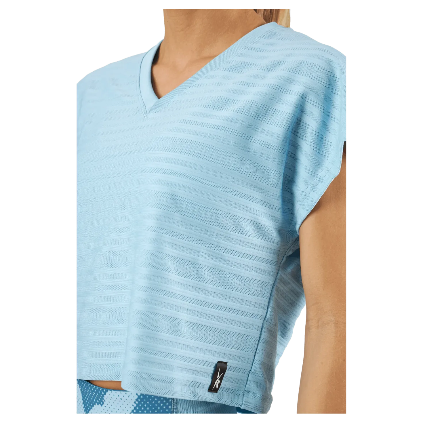 Perforated T-Shirt Blue Pearl