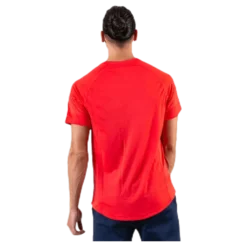 Performance Mesh Tee Red