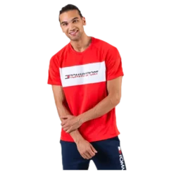 Performance Mesh Tee Red
