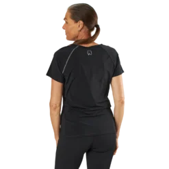 Performance Run Ss Tee Black