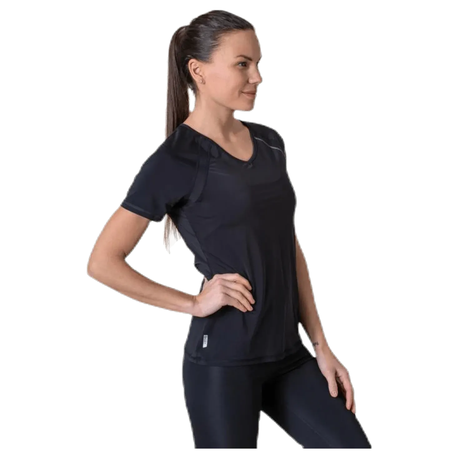 Performance Training Ss V-Neck Tee Black