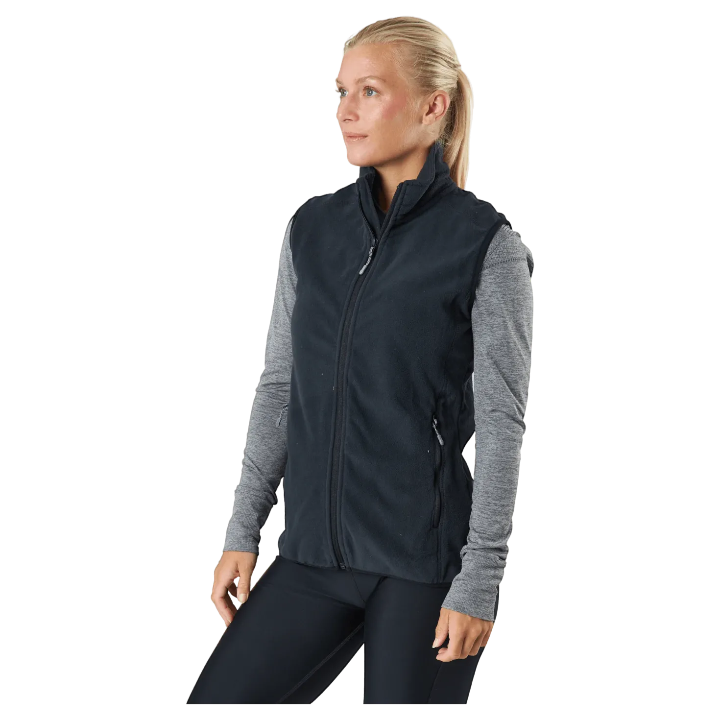 Pescara Fleece Vest Black