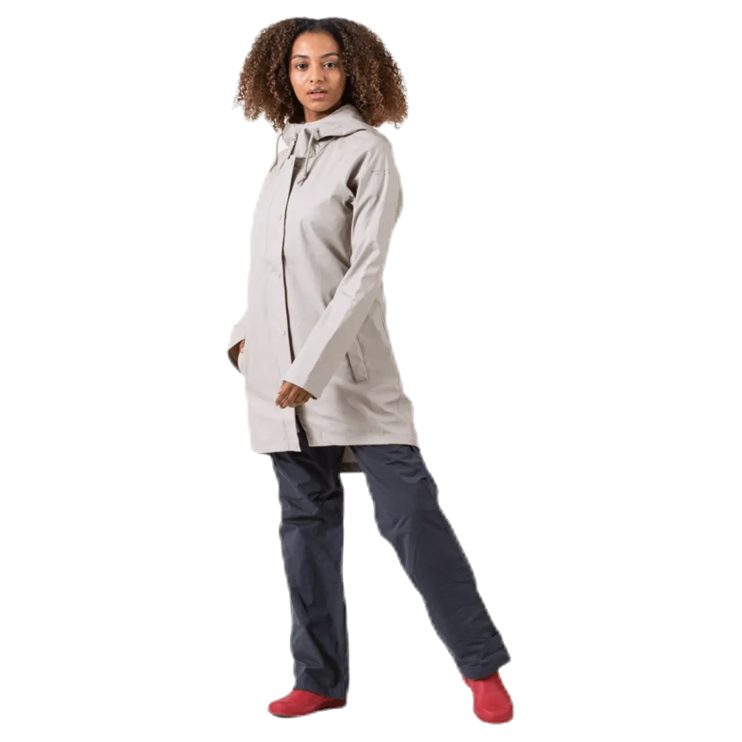 Petra Rain Jacket Beige