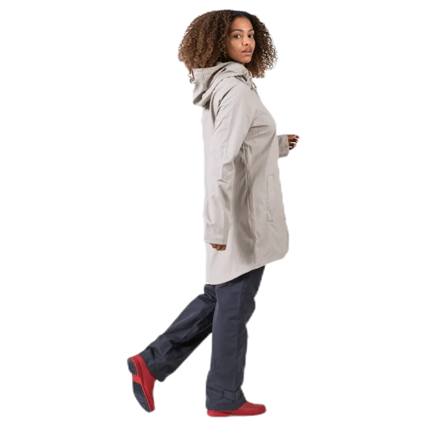 Petra Rain Jacket Beige