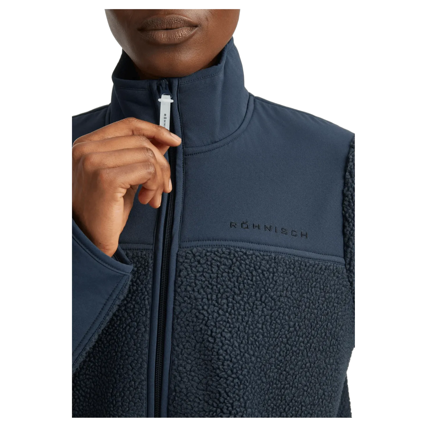 Phoebe Pile Jacket Space Navy