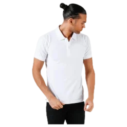 Pique Polo Shirt White