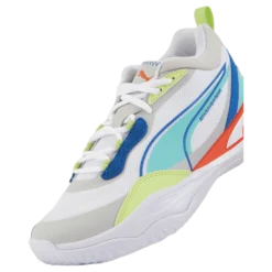 Playmaker Jr Puma White-mint-victoria Blue