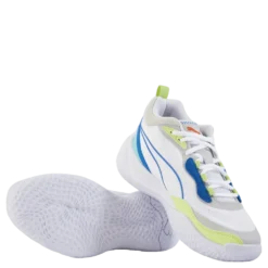 Playmaker Jr Puma White-mint-victoria Blue