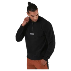 Polars Sweat Half Zip Black