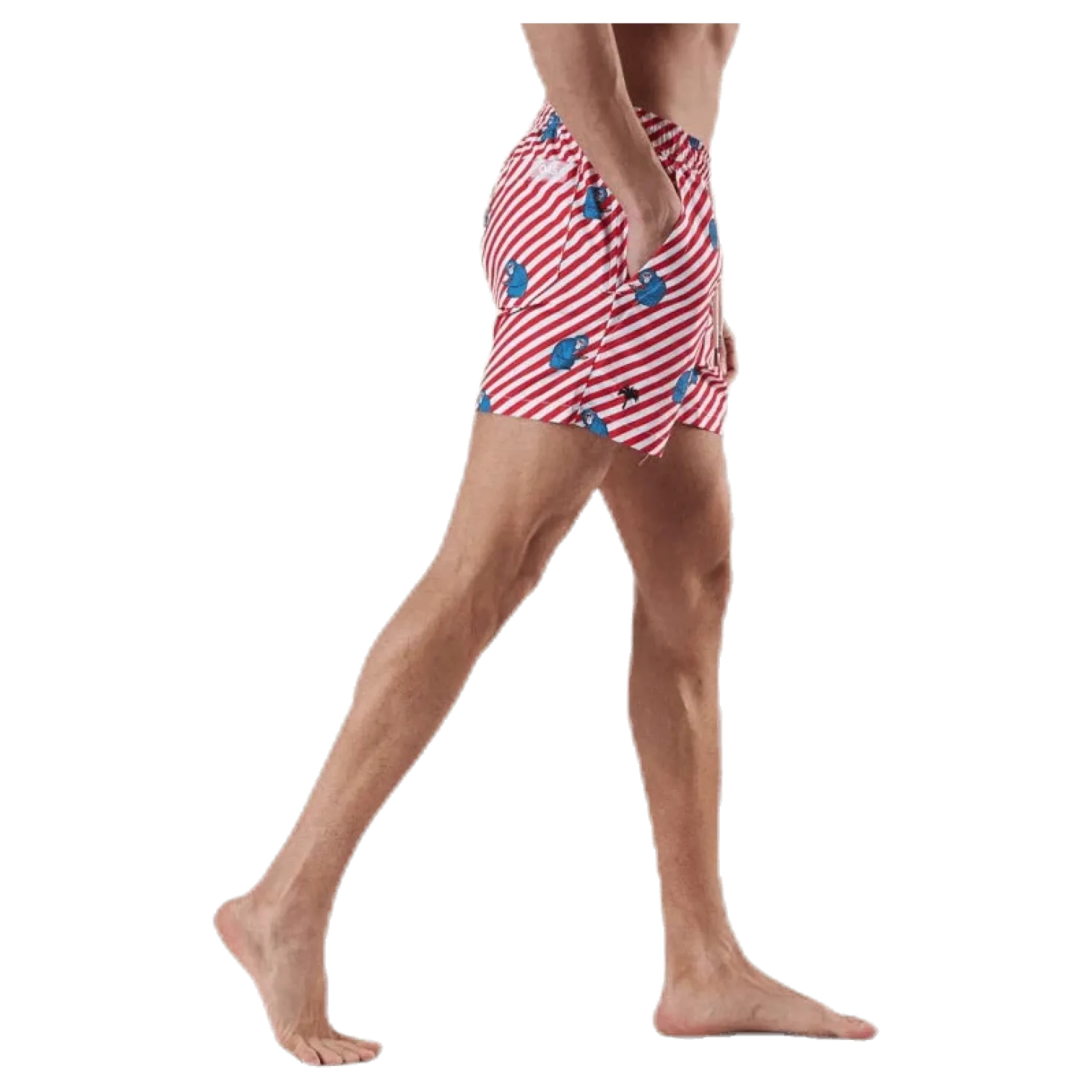 Polka Monkey Red