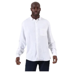 Pop Over Shirt White