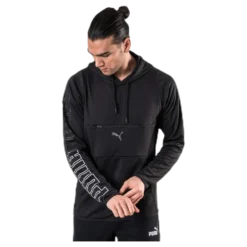 Power Knit Hoodie Black