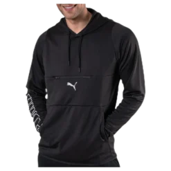 Power Knit Hoodie Black