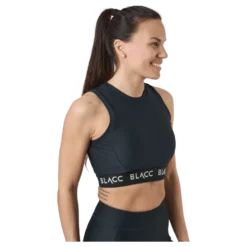 Power X Crop Top Black