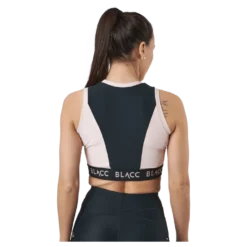 Power X Crop Top Black / Pink