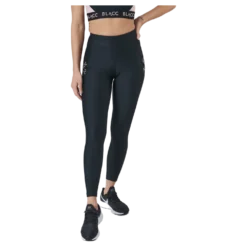 Power X High Waist Tights Black / Pink