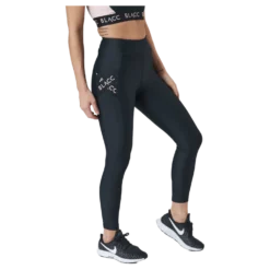 Power X High Waist Tights Black / Pink