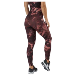 Printed Sport Tights Boost Red