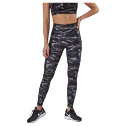 Printed Sport Tights Grey