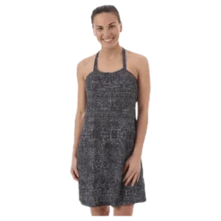 Pristine Dress Patterned/Black