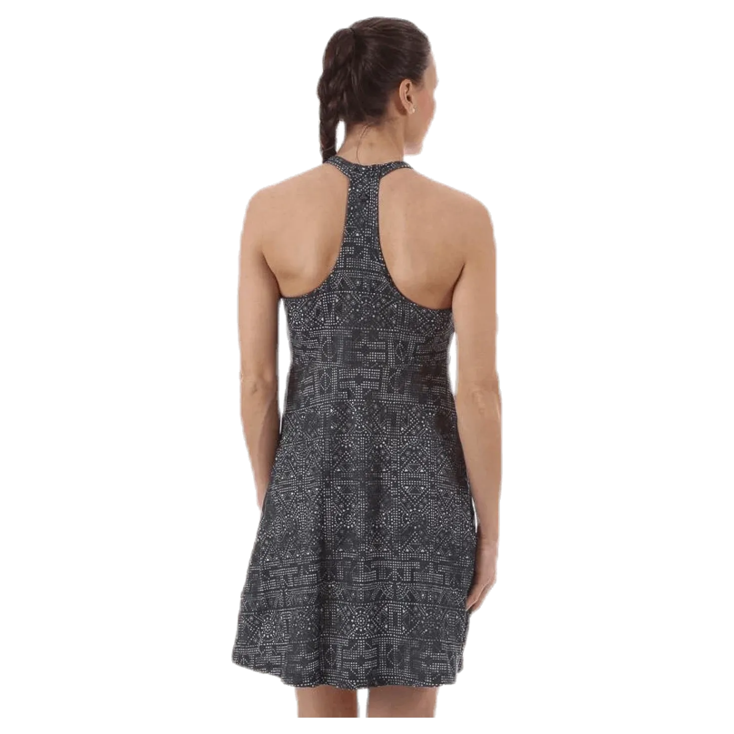 Pristine Dress Patterned/Black