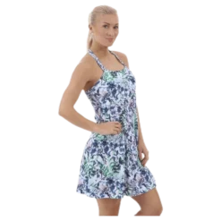 Pristine Dress Patterned/White