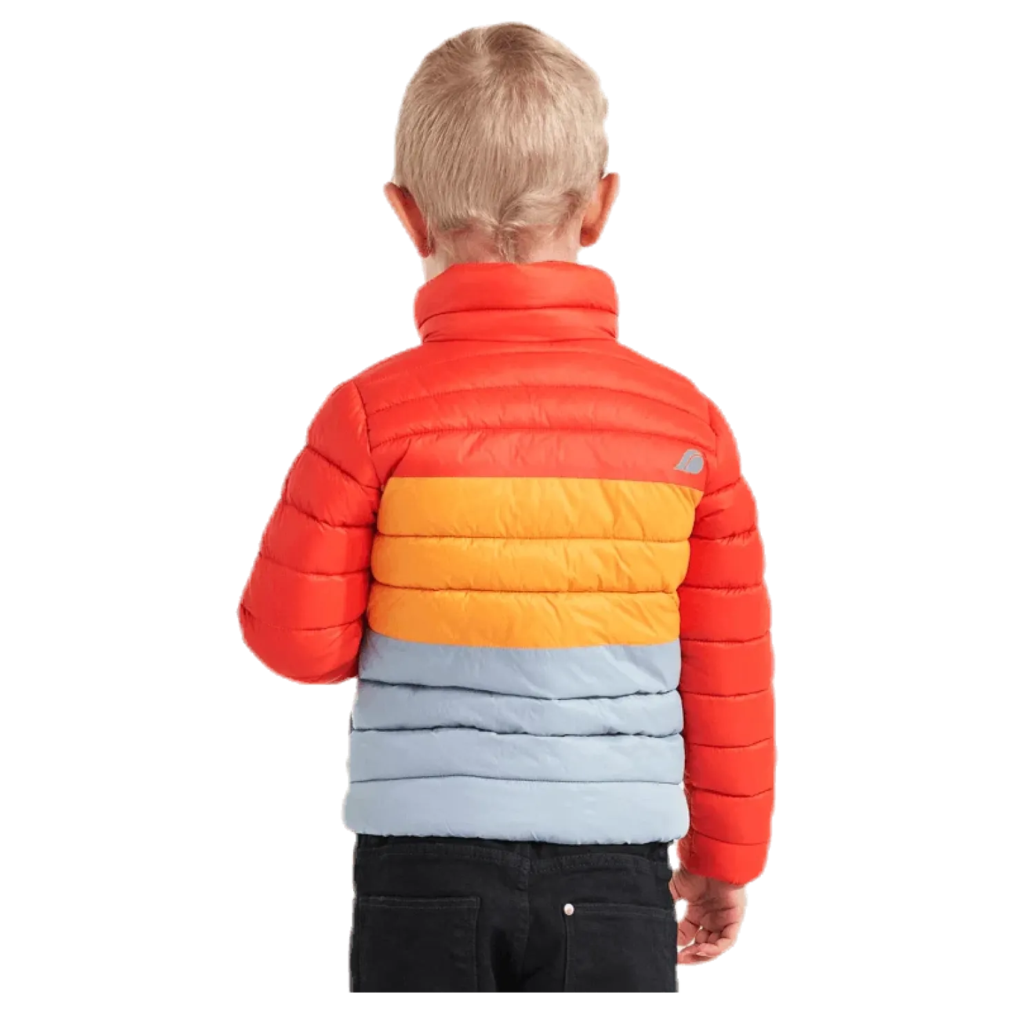 Puff Jacket Orange/Blue/Yellow