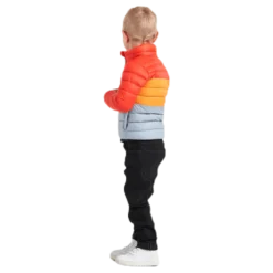 Puff Jacket Orange/Blue/Yellow
