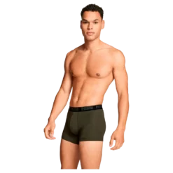 Puma Men Everyday Basic Boxer Forest Night Tonal