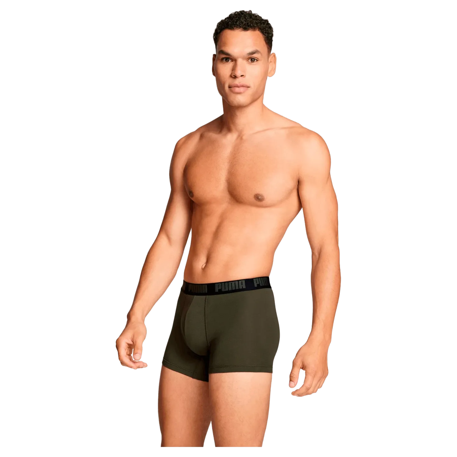 Puma Men Everyday Basic Boxer Forest Night Tonal