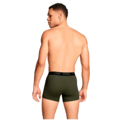 Puma Men Everyday Basic Boxer Forest Night Tonal