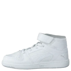 Puma Rebound Layup Sl V Inf Puma White- Black-gray Violet