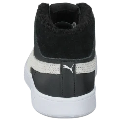Puma Smash V2 Mid L Fur Jr Puma Black-puma White