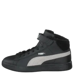 Puma Smash V2 Mid L Fur Ps Puma Black-whisper White