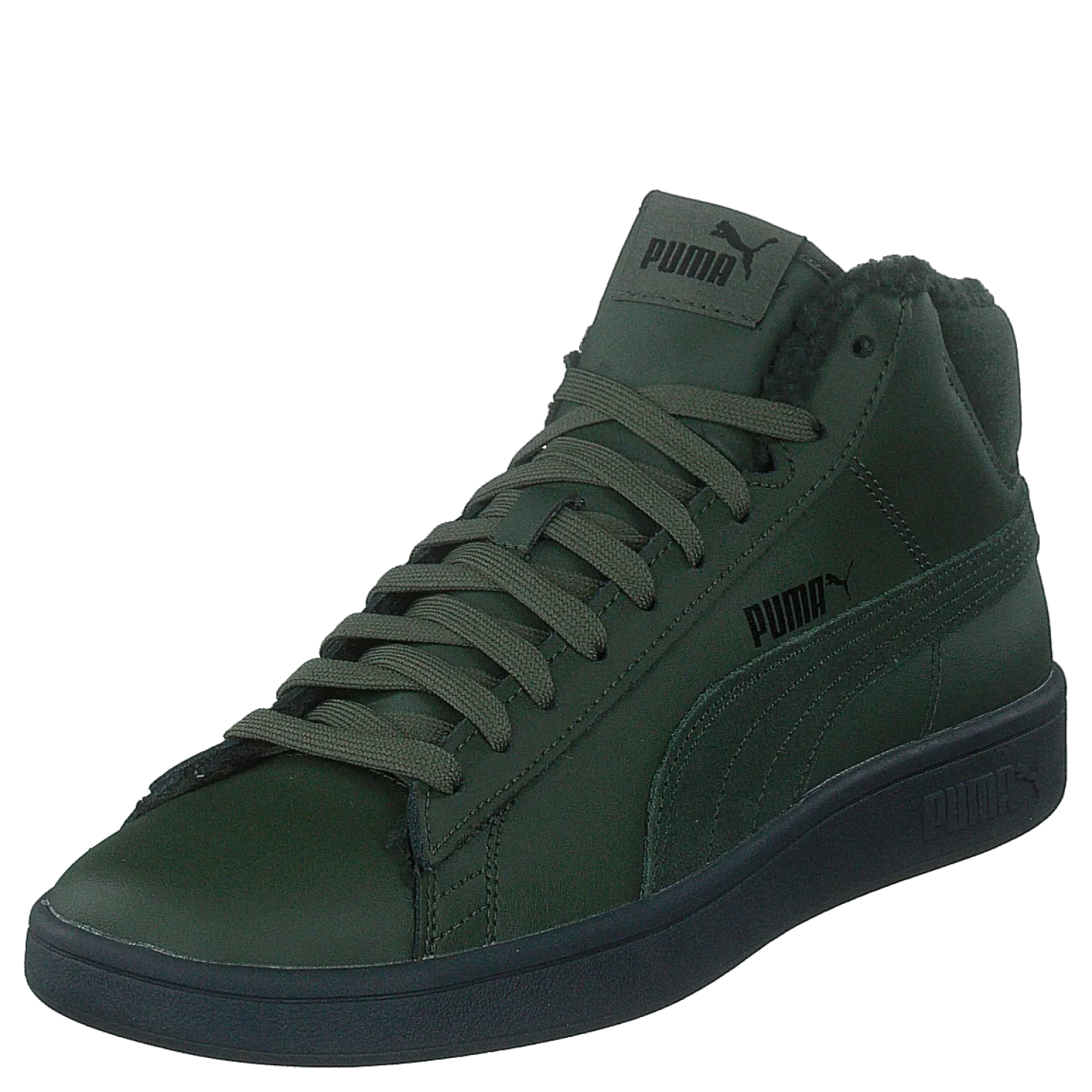 Puma Smash V2 Mid Wtr L Dark Green/Black