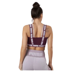 Puma Strong Crop Top Grape Wine