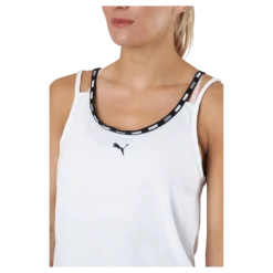 Puma Strong Triblend Tank Puma White